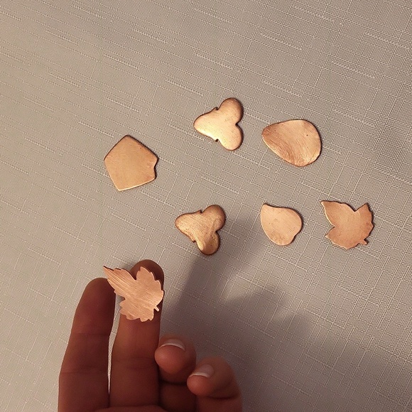 Copper enamelling blanks,  7 unit - Picture 5 of 5